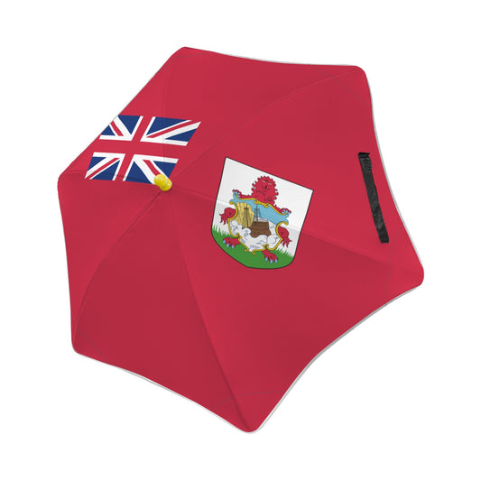 Bermuda Flag Inspired Kids Safe Round Corner Umbrella