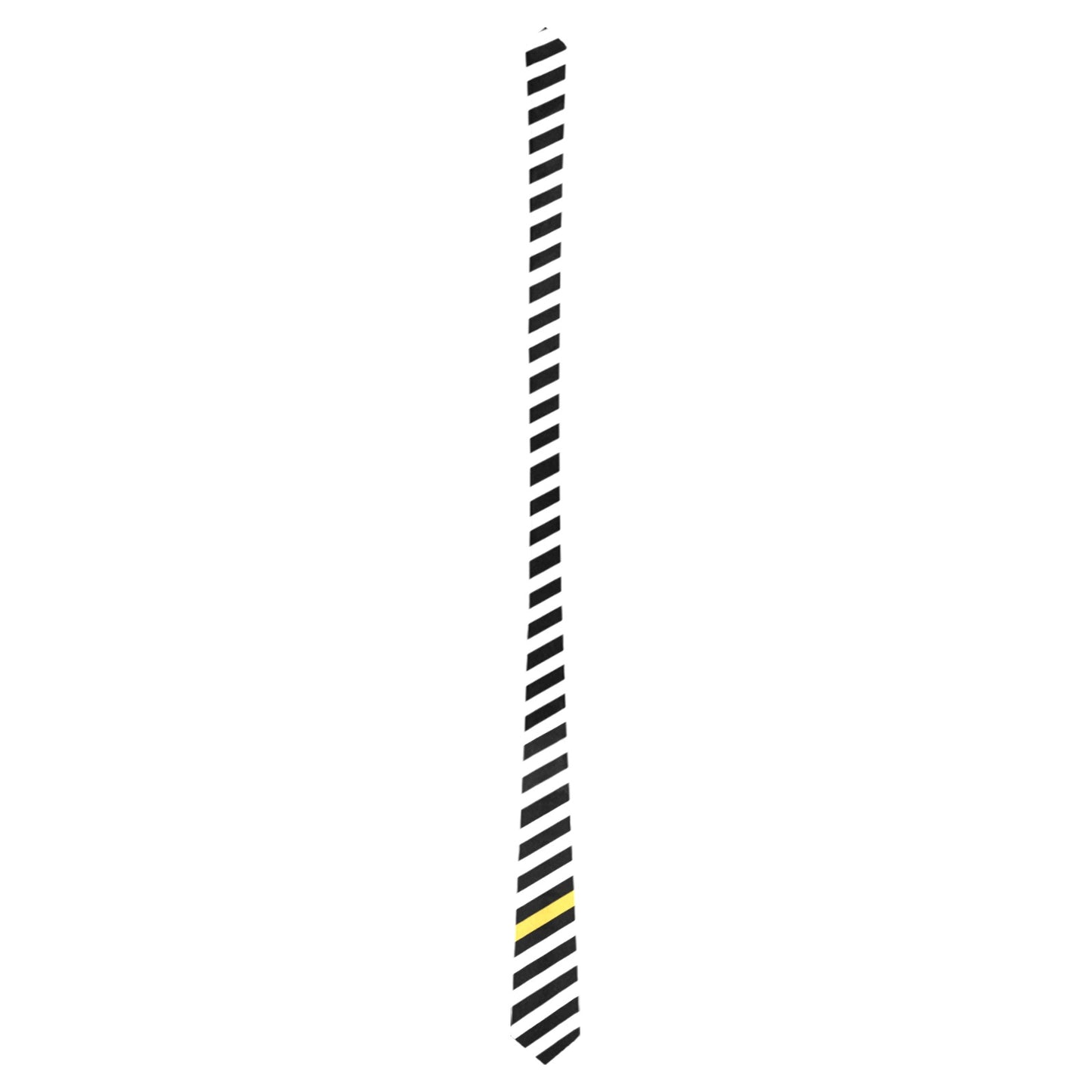 Thin Gold Line Flag Inspired Classic Necktie (Two Sides)