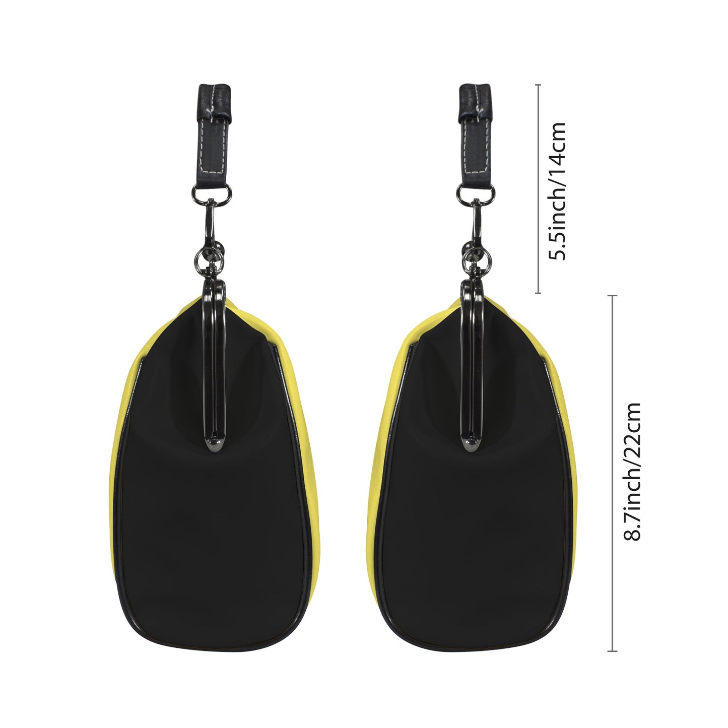 Gadsden Flag Inspired Kisslock Crossbody Shoulder Bag