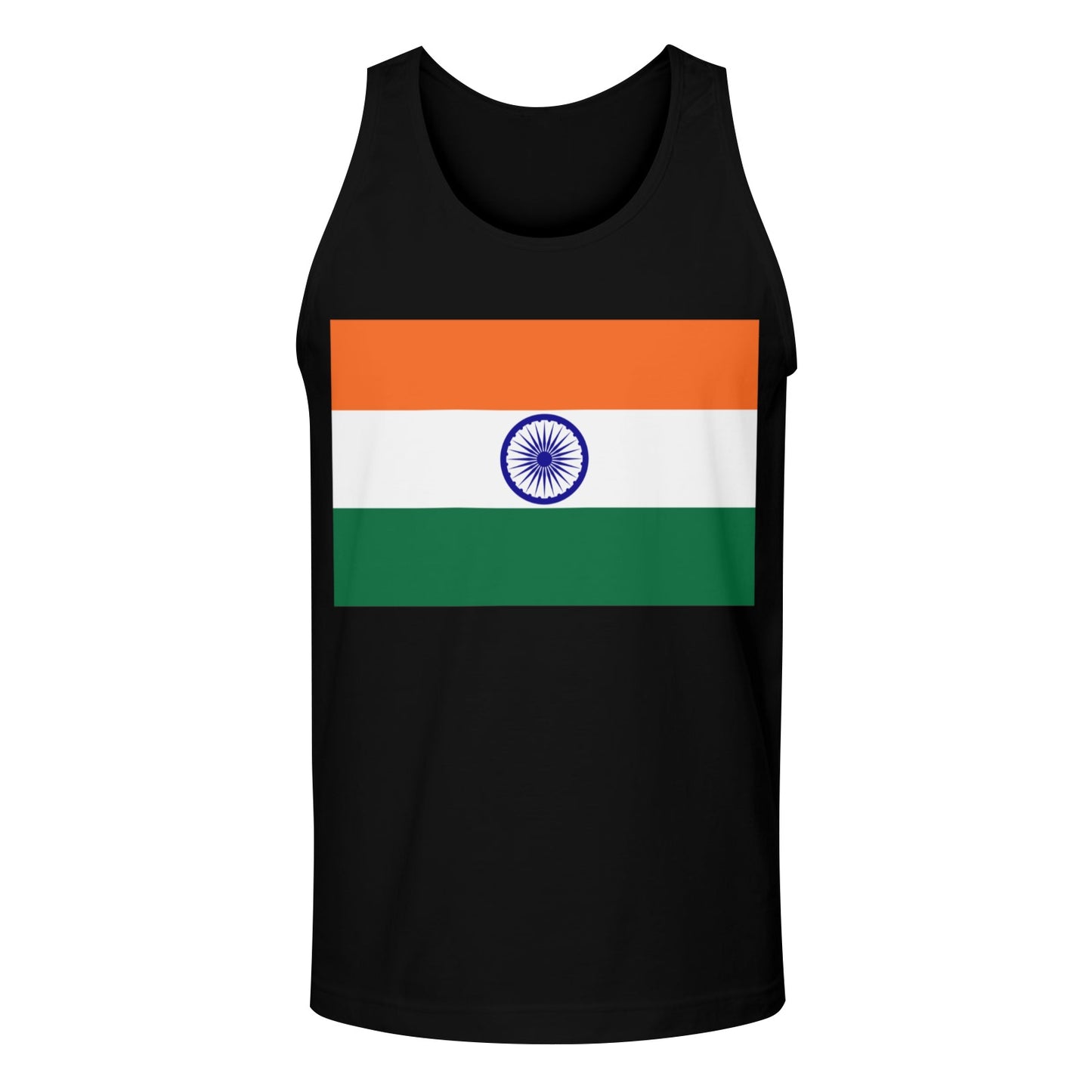 India Flag Men's Tank Top (Front Printing) | Ships from USA