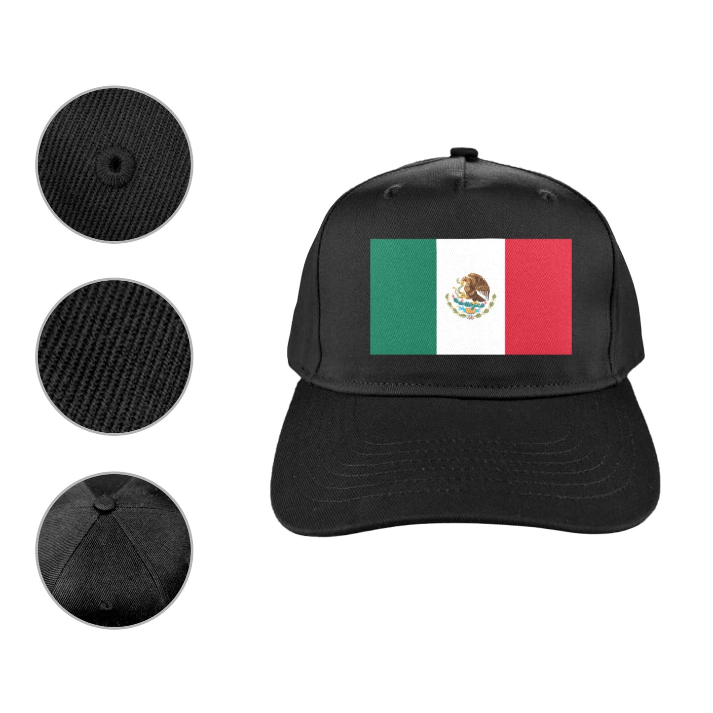Mexico Flag Inspired Baseball Cap | Ships from USA