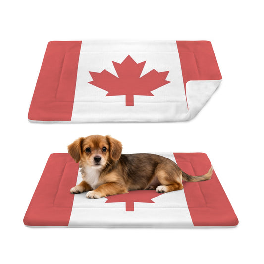 Canada Flag Inspired Pet Mat 25x18inch (Made in the USA)