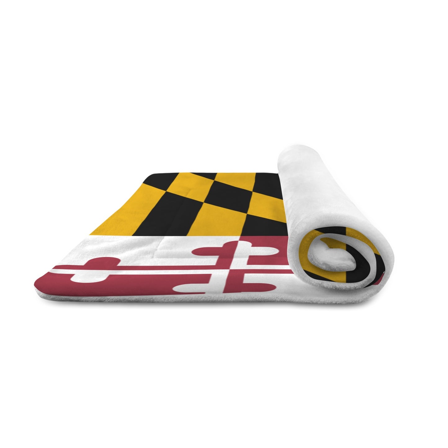 Maryland Flag Inspired Pet Mat 25x18inch (Made in the USA)