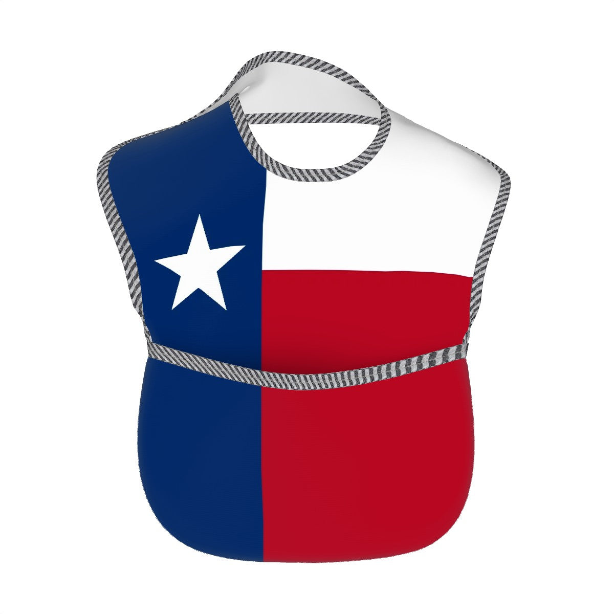 Texas Flag Inspired Baby Bib