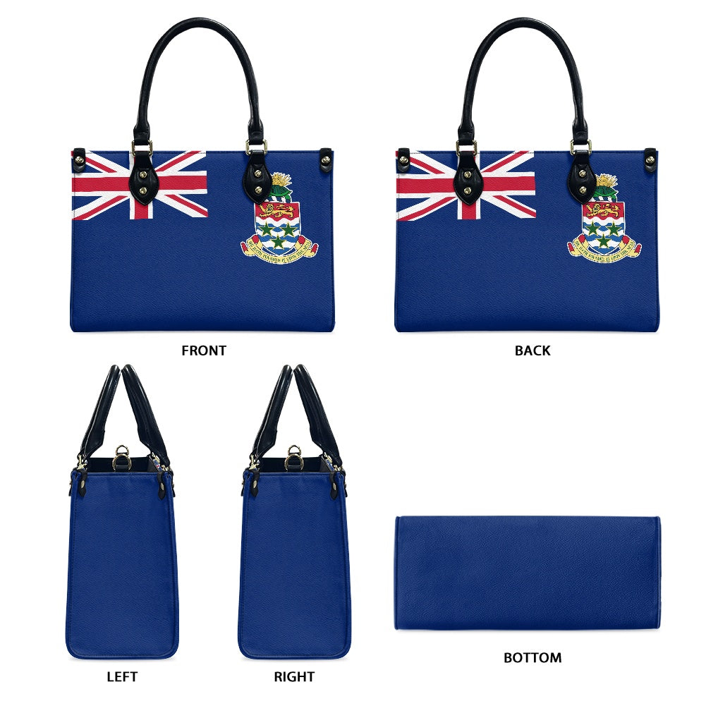 Luv My Flag blue handbag with Cayman Islands design.