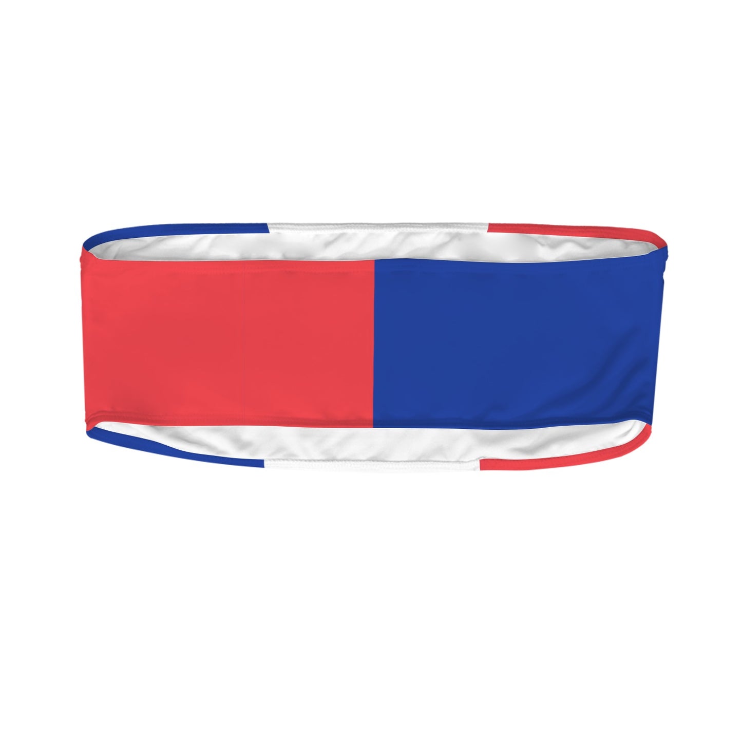 France Flag Inspired Bandeau Tube Bikini Top