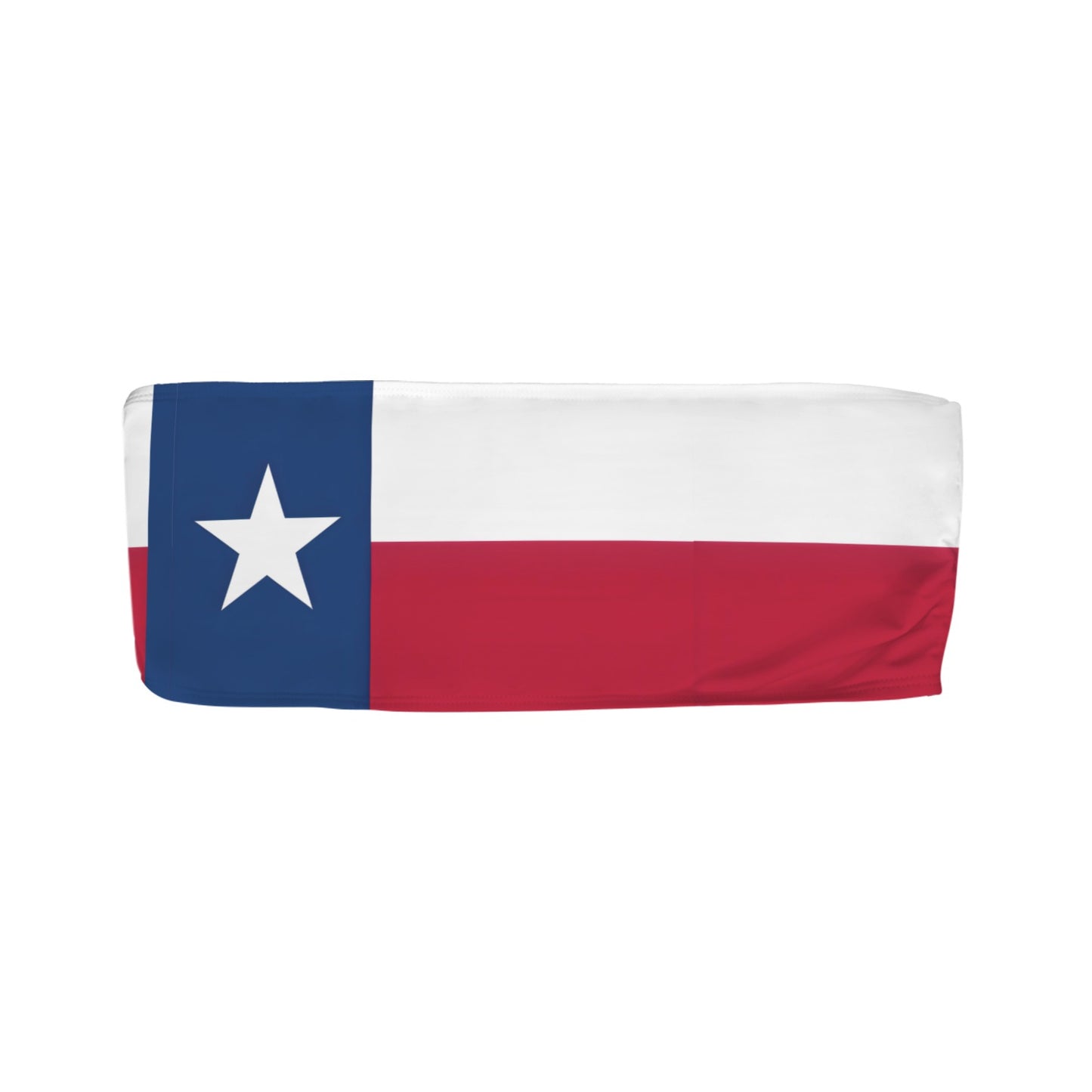 Texas Flag Inspired Bandeau Tube Bikini Top