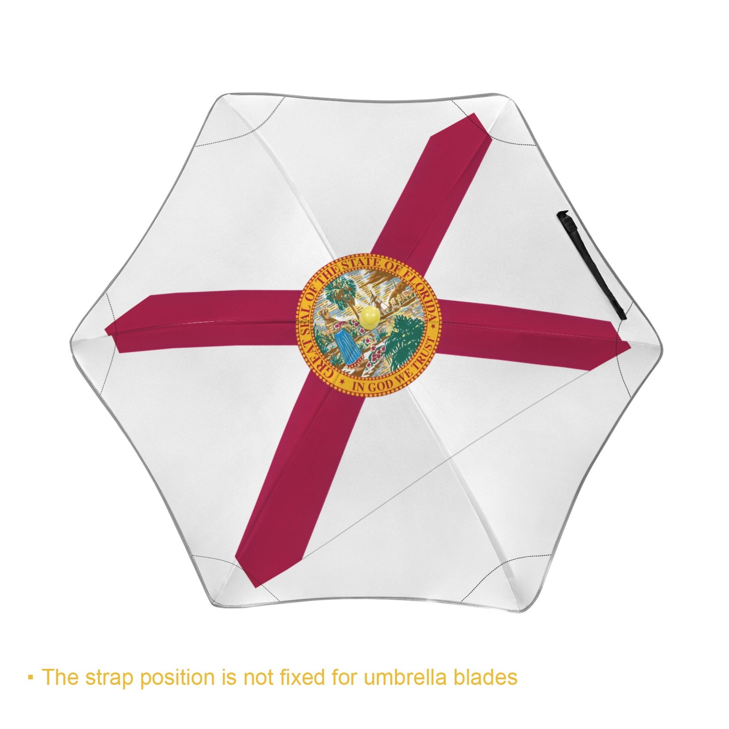 Florida Flag Inspired Kids Safe Round Corner Umbrella