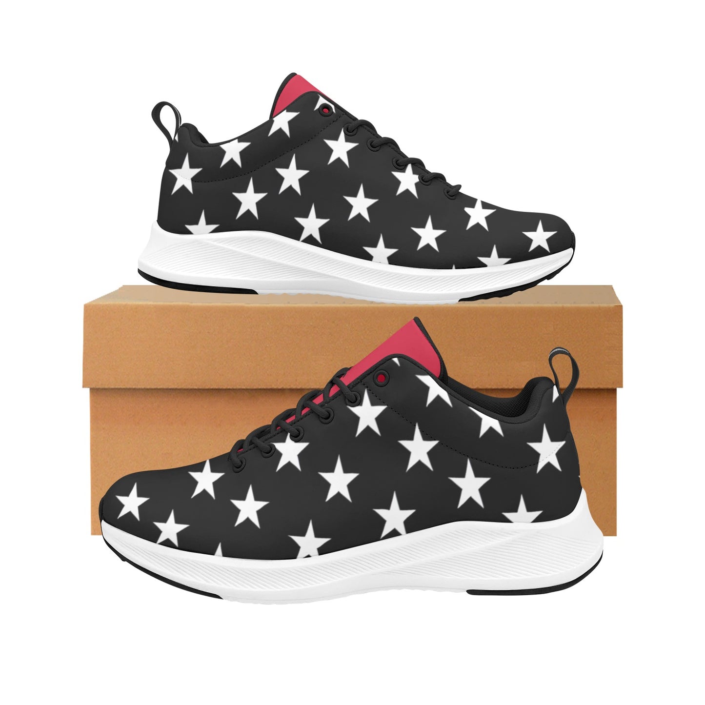 Thin Red Line Flag Inspired Men's Alpha Running Shoes