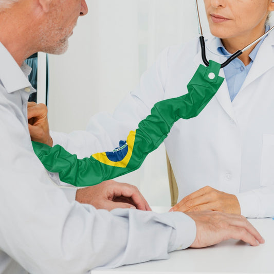 Brazil Flag Inspired Stethoscope Protective Cover