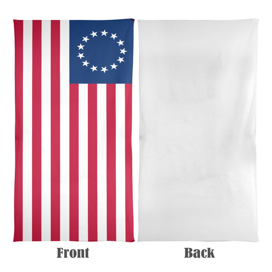 Betsy Ross Flag Beach Towel 31"x71" (Made in USA)