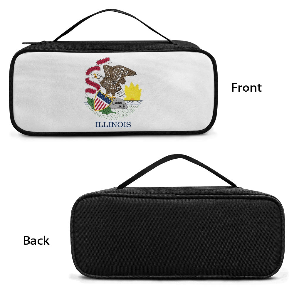 Illinois Flag Inspired Stethoscope Storage Bag