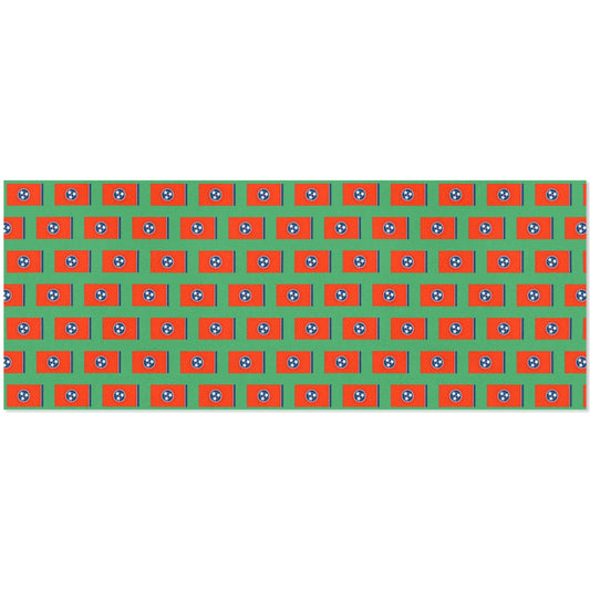 Tennessee Flag Custom Gift Wrapping Paper 58"x 22.5" (4 Rolls)