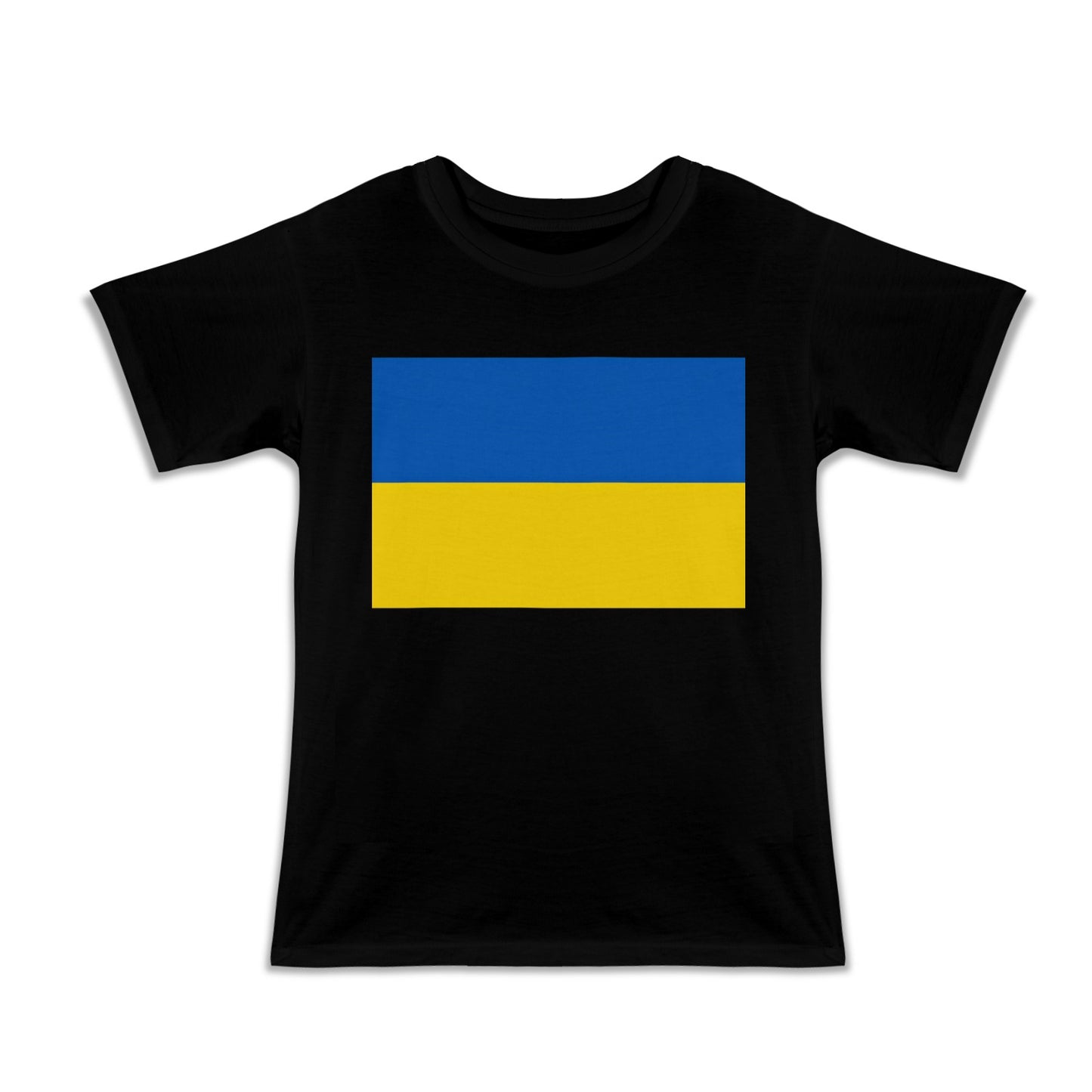 Ukraine Flag Inspired Girls T-Shirt Made in the USA