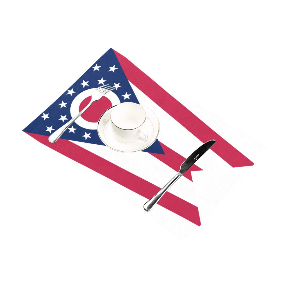 Ohio Flag Placemats 12" x 18" (Set of 6)