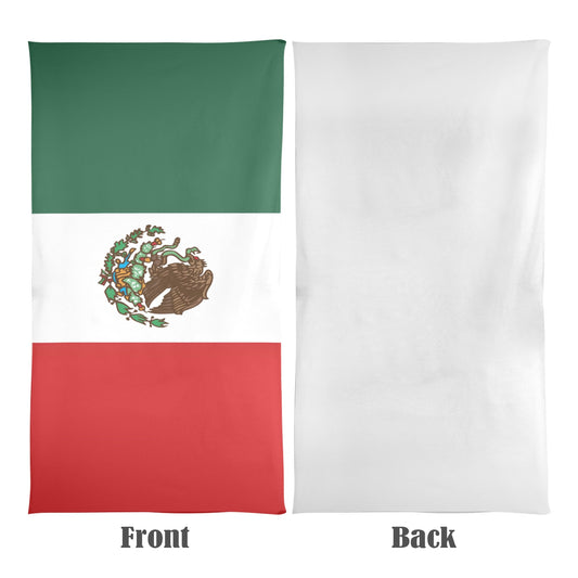 Mexico Flag Inspired Beach Towel 31"x71" | Ships from USA