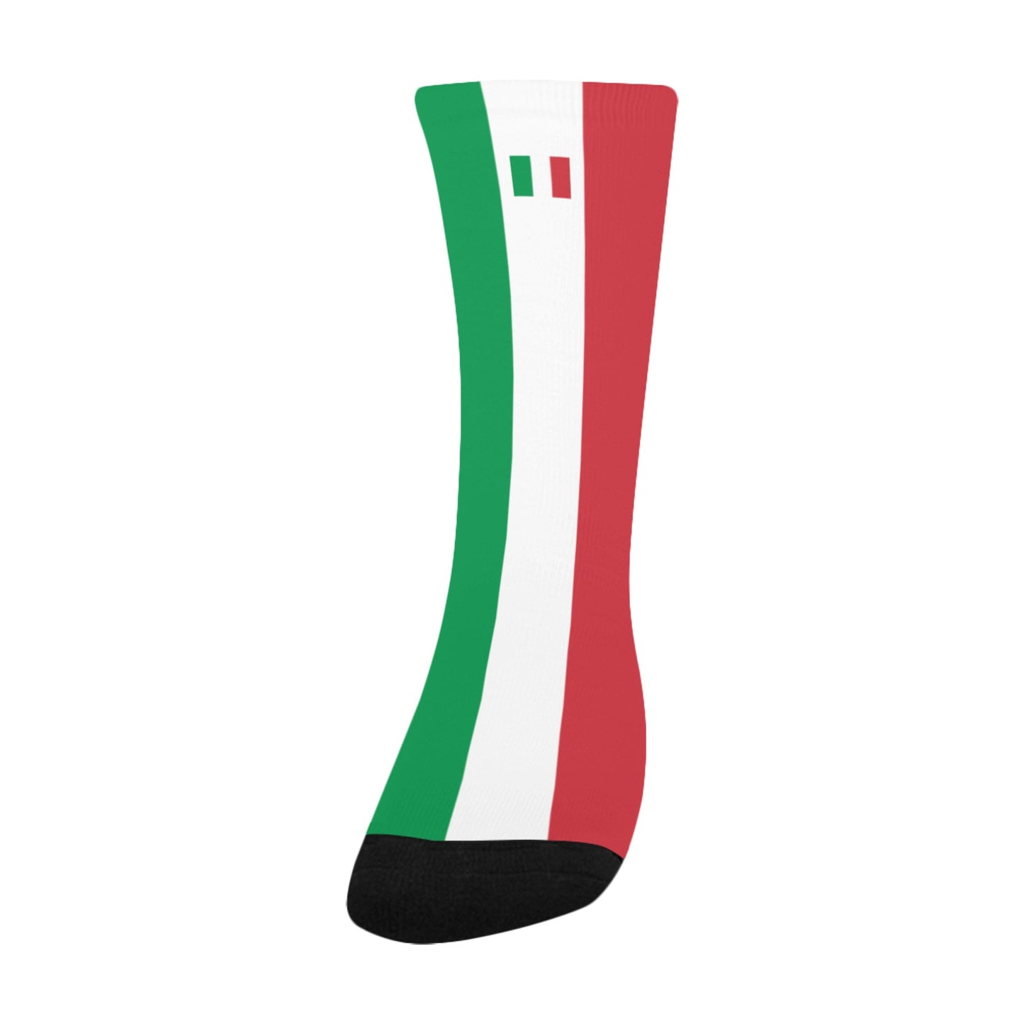 Italy Flag Inspired Kid's Custom Socks (Made in the USA)
