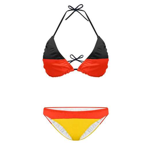 Germany Flag Inspired Women's Bikini