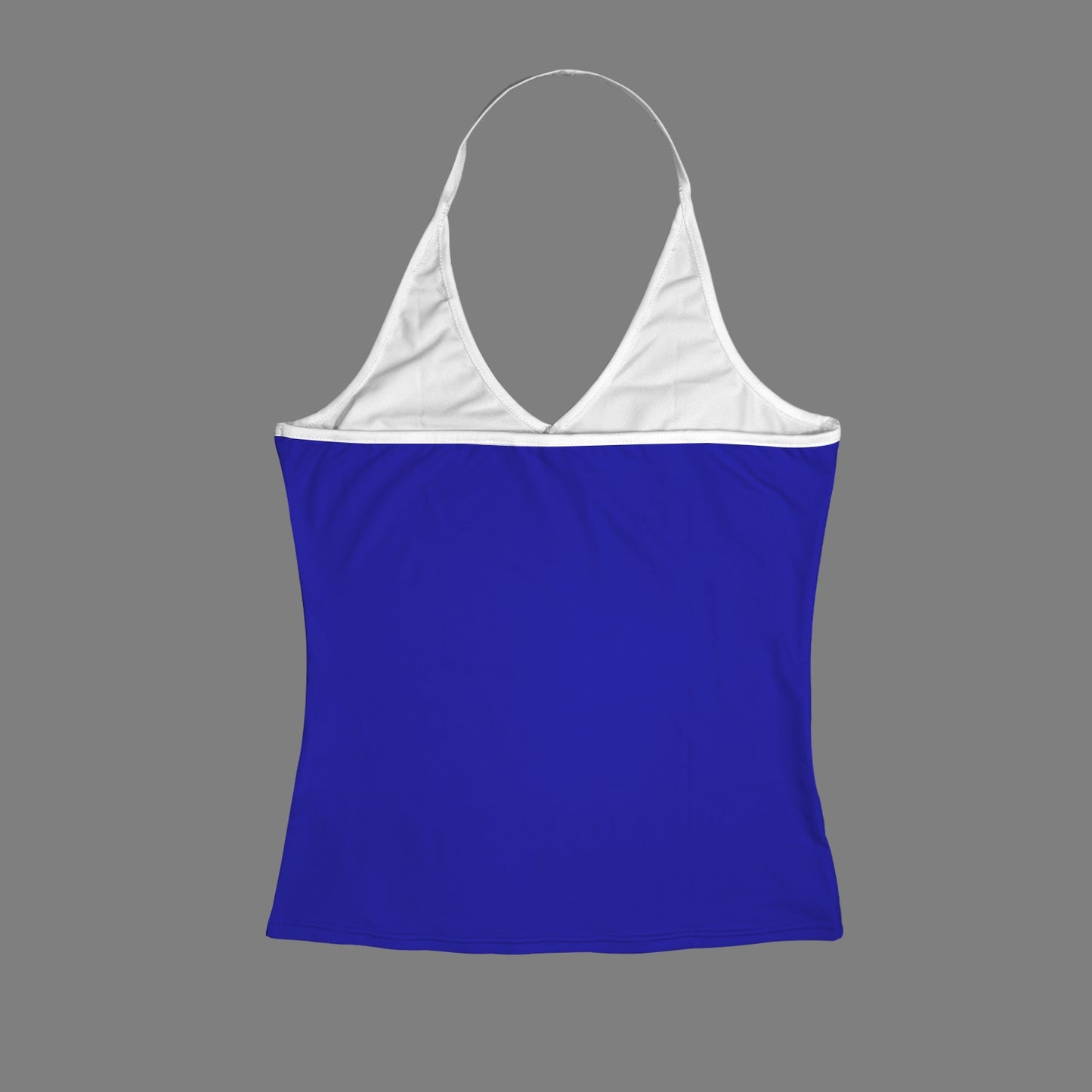 Australia Flag Inspired V-neck Halter Open Back Tank Top