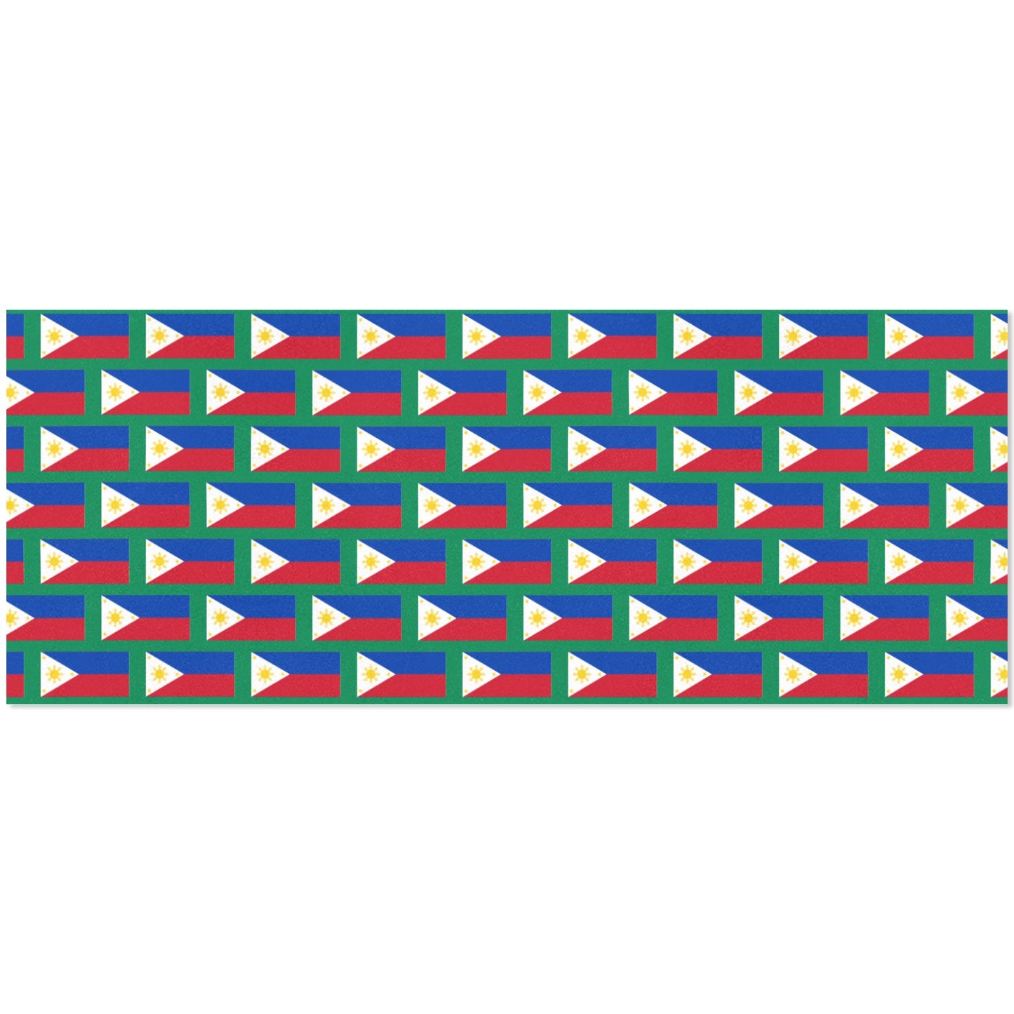 Philippines Flag Inspired Custom Gift Wrapping Paper 58"x 22.5" (4 Rolls)