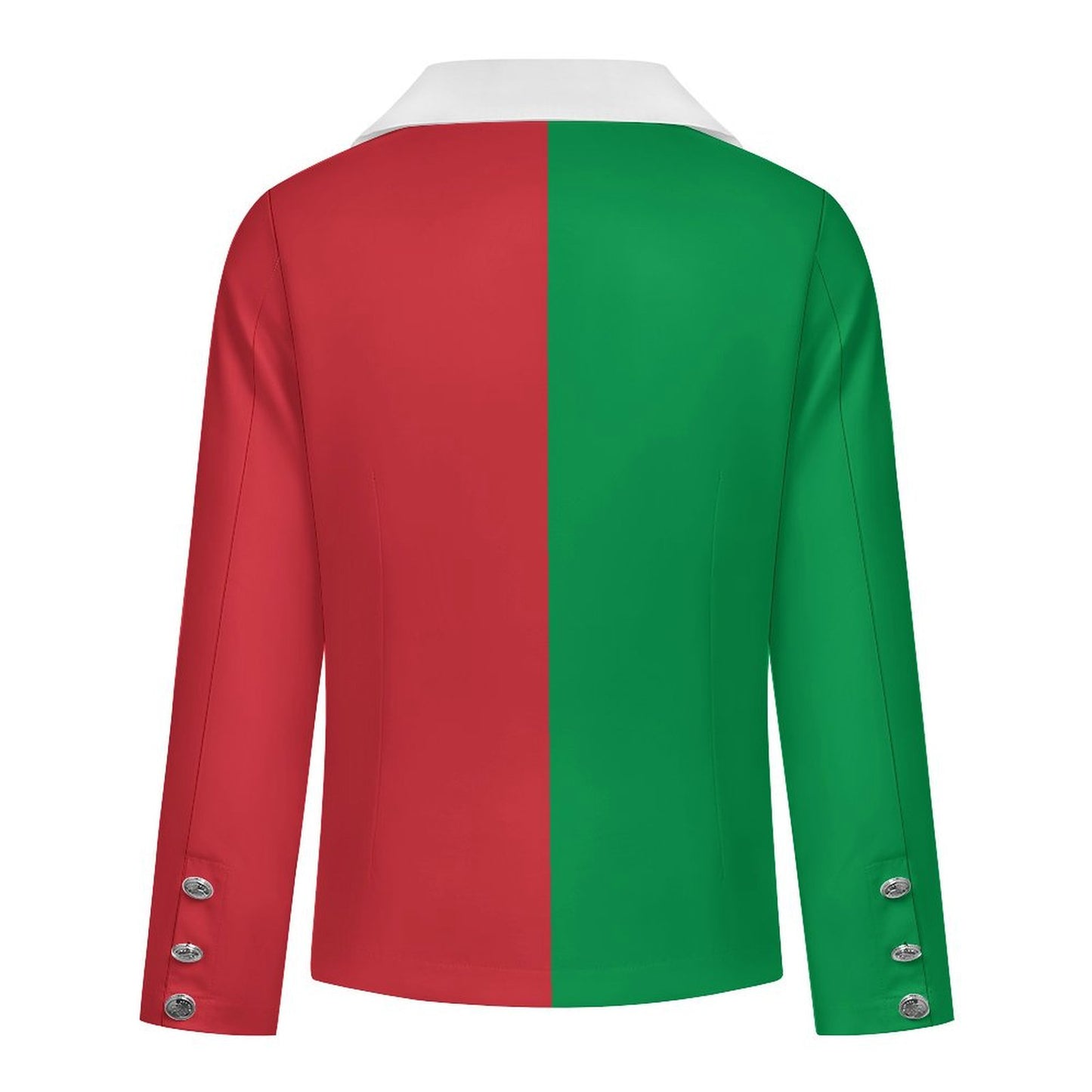 Italy Flag Inspired Women’s Double Breasted Blazer