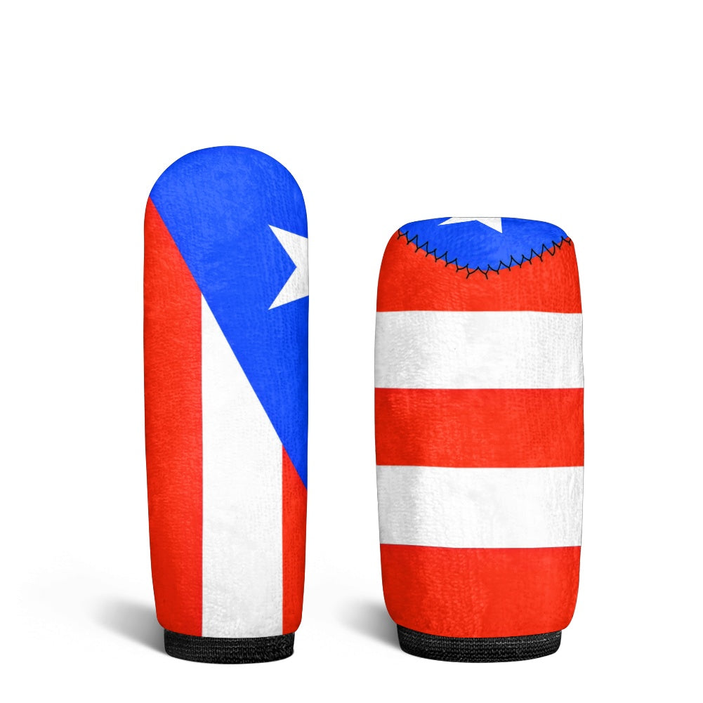 Costa Rica Flag Inspired Gear Lever Cover+Hand Brake Cover