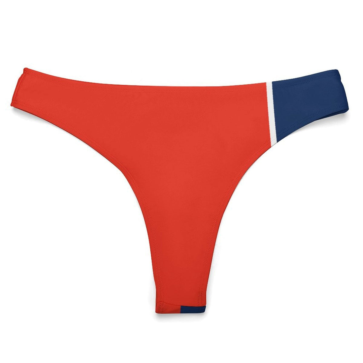 Tennessee Flag Inspired T-Back Thong Bikini