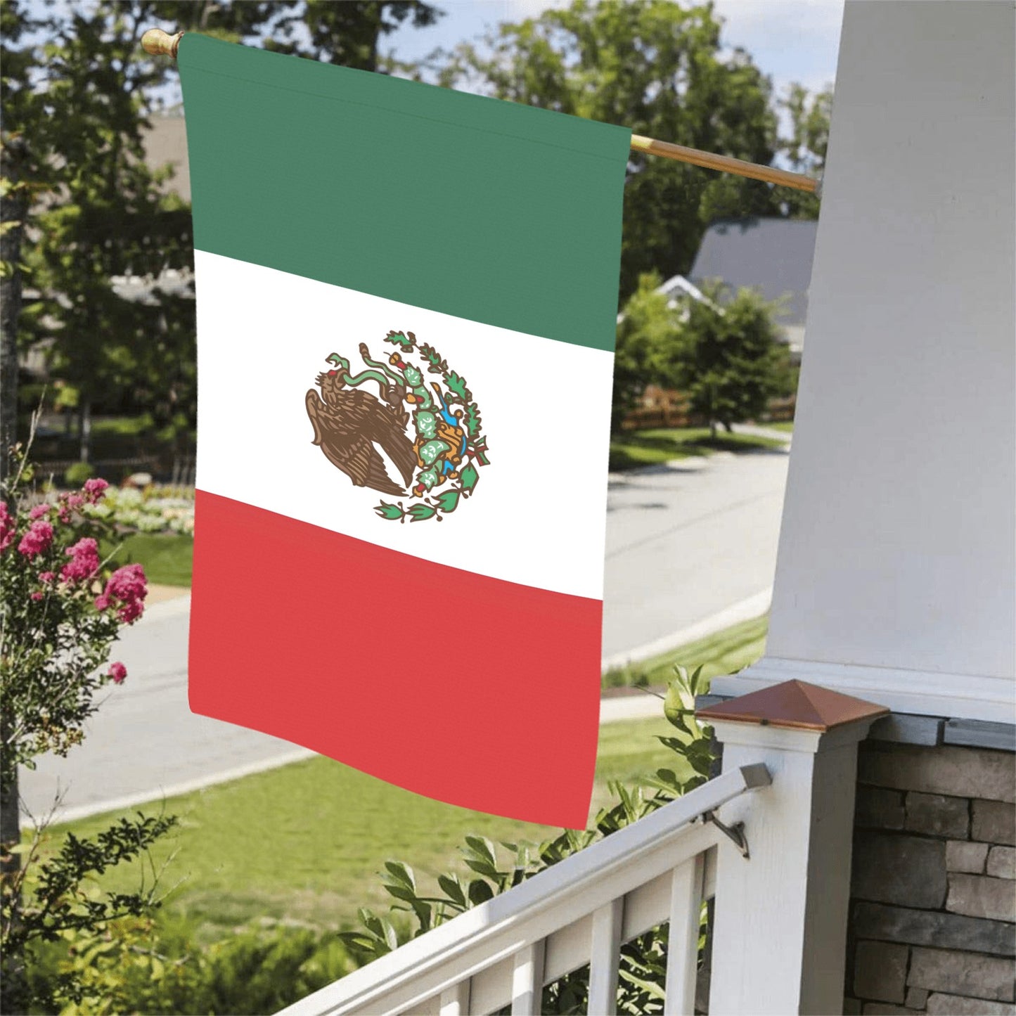 Mexico Flag Inspired Garden Flag 60" x 36" | Ships from USA