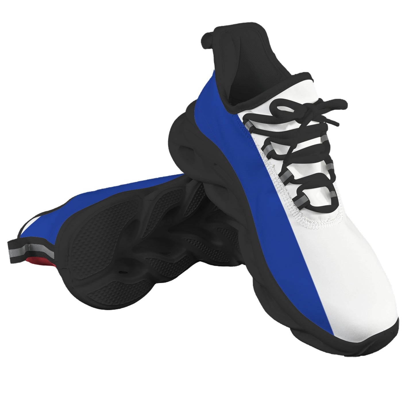 France Flag Inspired Men's Twisted Sole Sneakers
