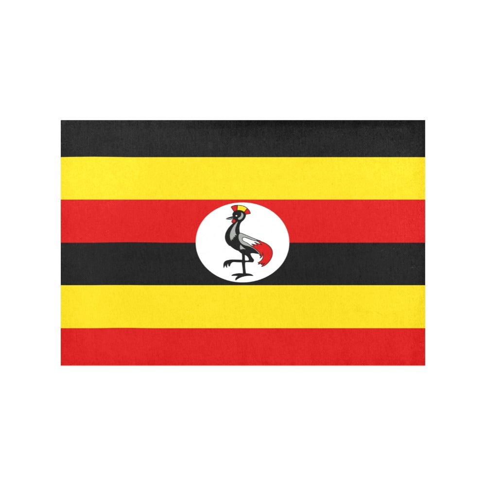 Uganda Flag Placemats 12" x 18" (Set of 6)
