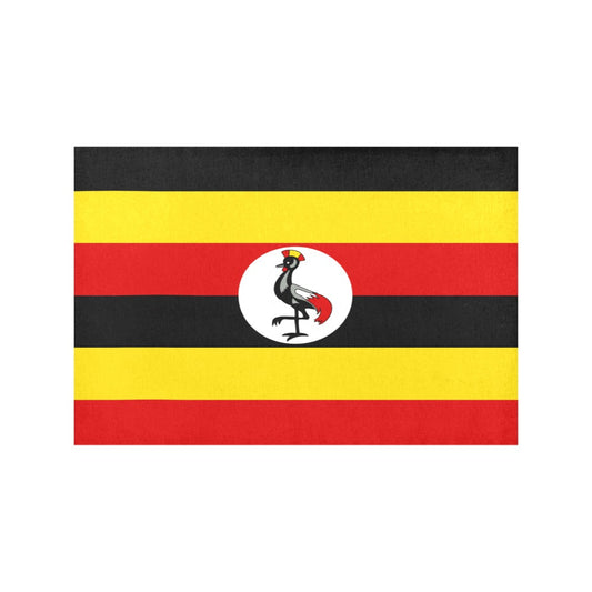 Uganda Flag Placemats 12" x 18" (Set of 6)