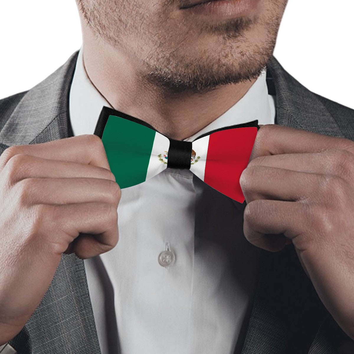 Mexico Flag Inspired Bow Tie style-1