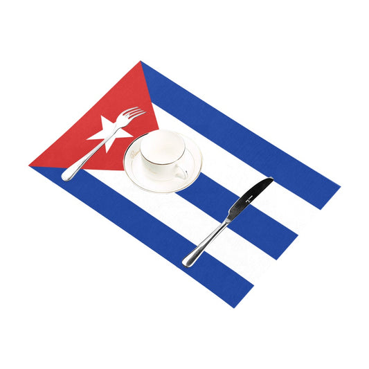 Cuba Flag Placemats 12" x 18" (Set of 6)