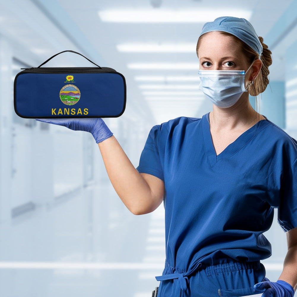 Kansas Flag Inspired Stethoscope Storage Bag