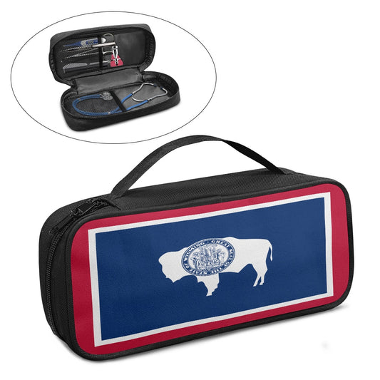 Wyoming Flag Inspired Stethoscope Storage Bag
