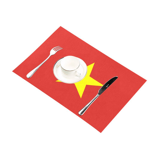 Vietnam Flag Placemats 12" x 18" (Set of 6)
