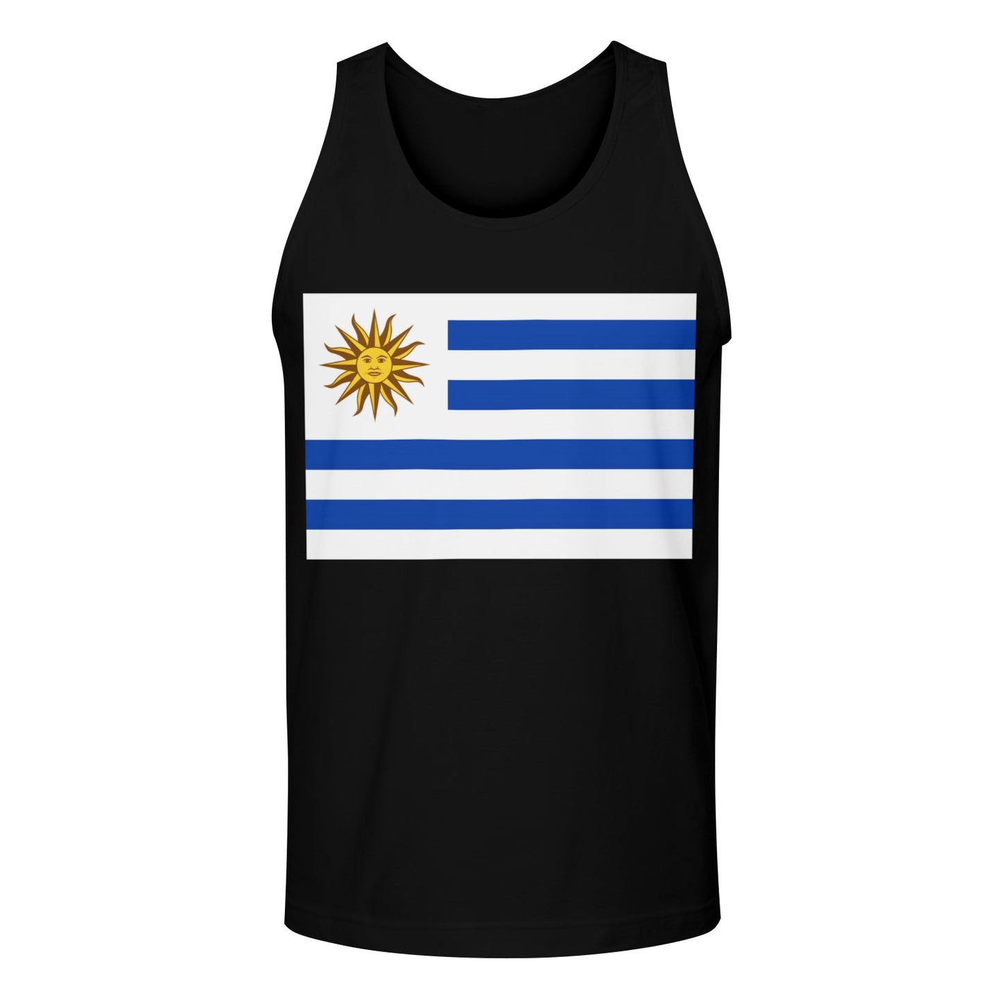 Uruguay Flag Men's Tank Top (Front Printing) | Ships from USA