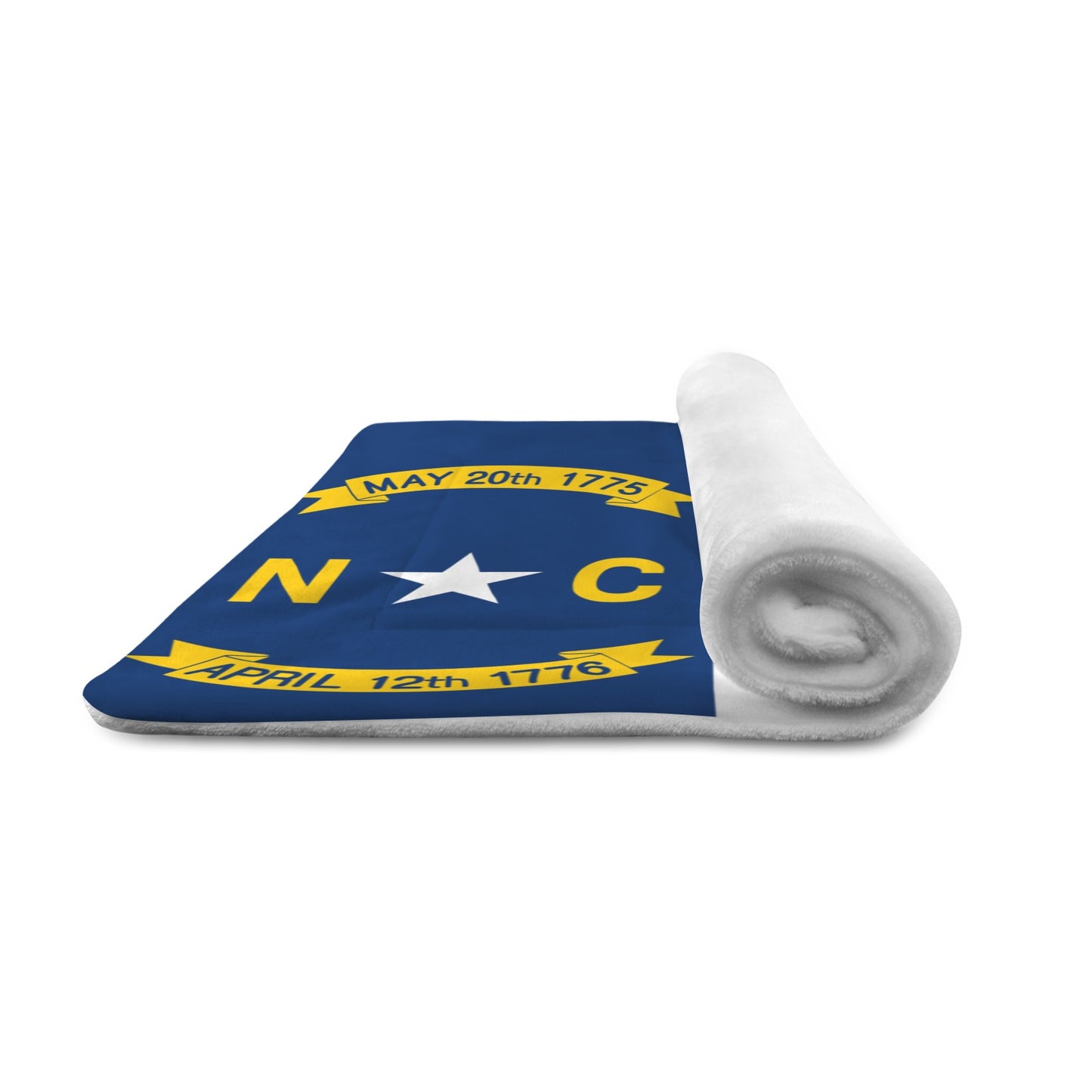 North Carolina Flag Inspired Pet Mat 25x18inch (Made in the USA)
