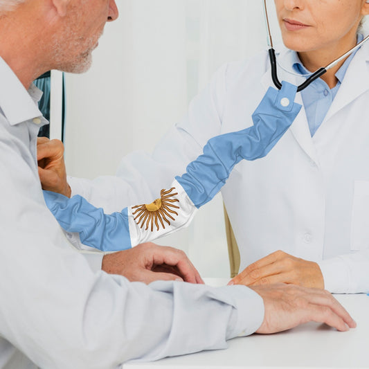 Argentina Flag Inspired Stethoscope Protective Cover
