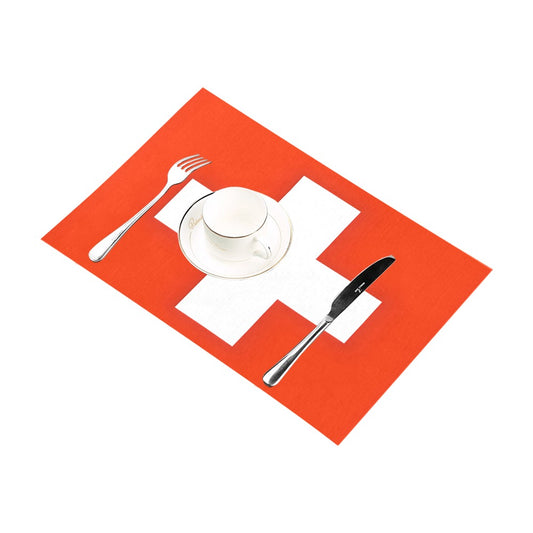 Switzerland Flag Placemats 12" x 18" (Set of 6)