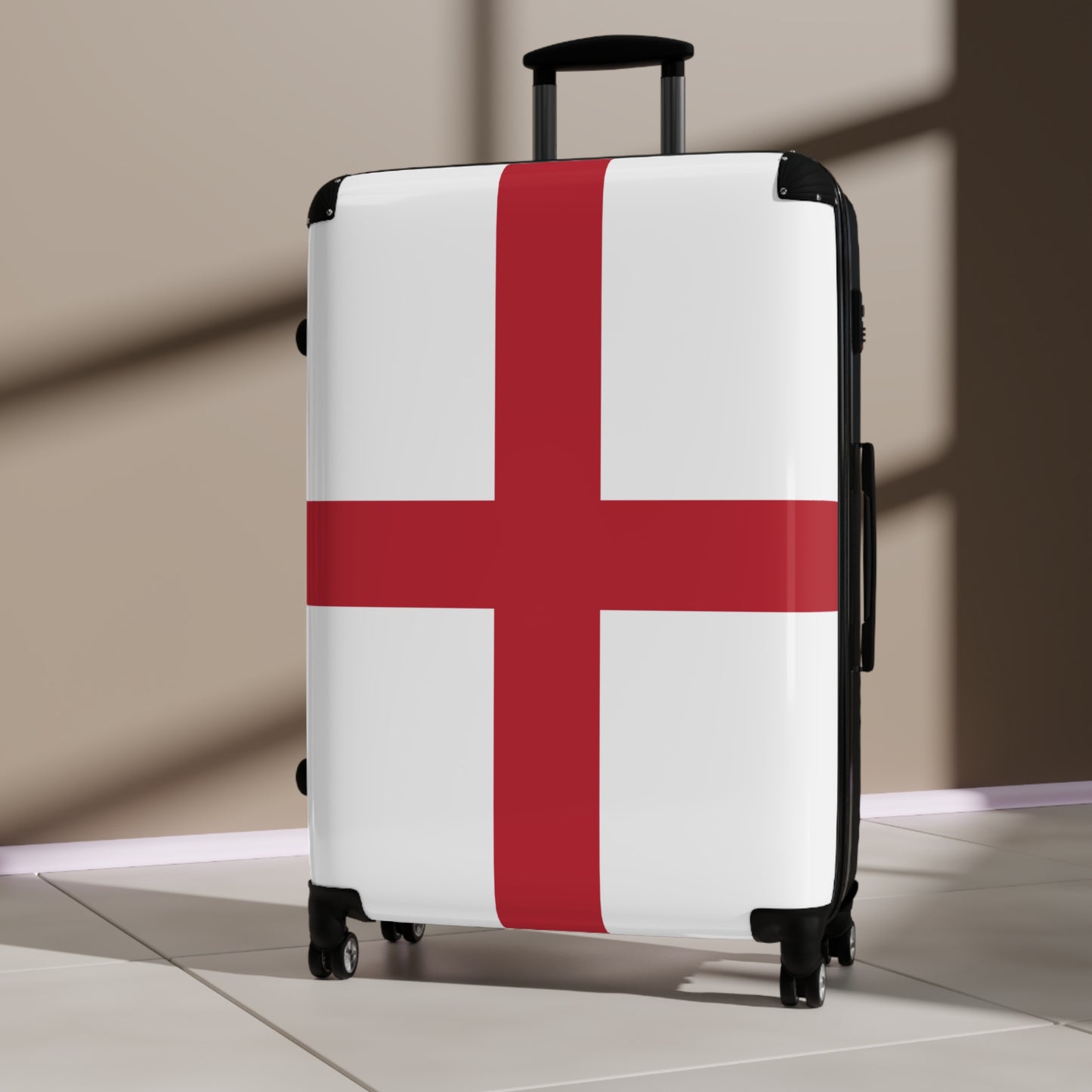 England Flag Inspired Suitcase