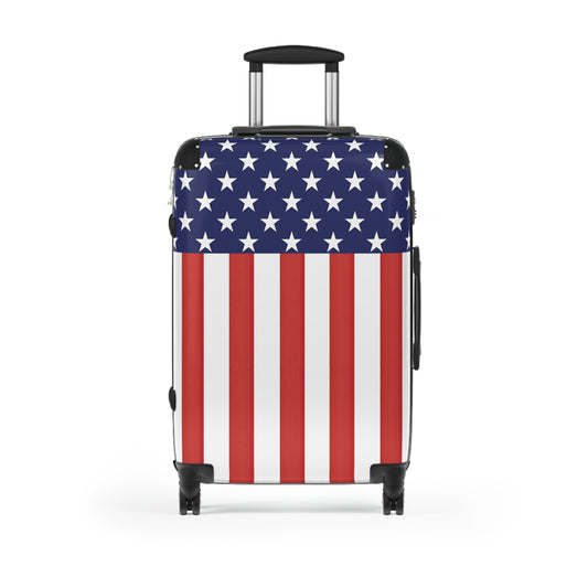 USA/American Flag Inspired Suitcase
