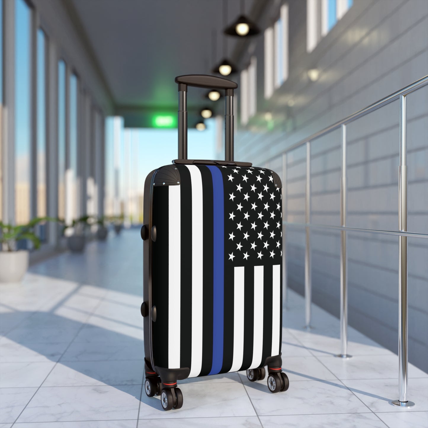 Thin Blue Line Flag Suitcase