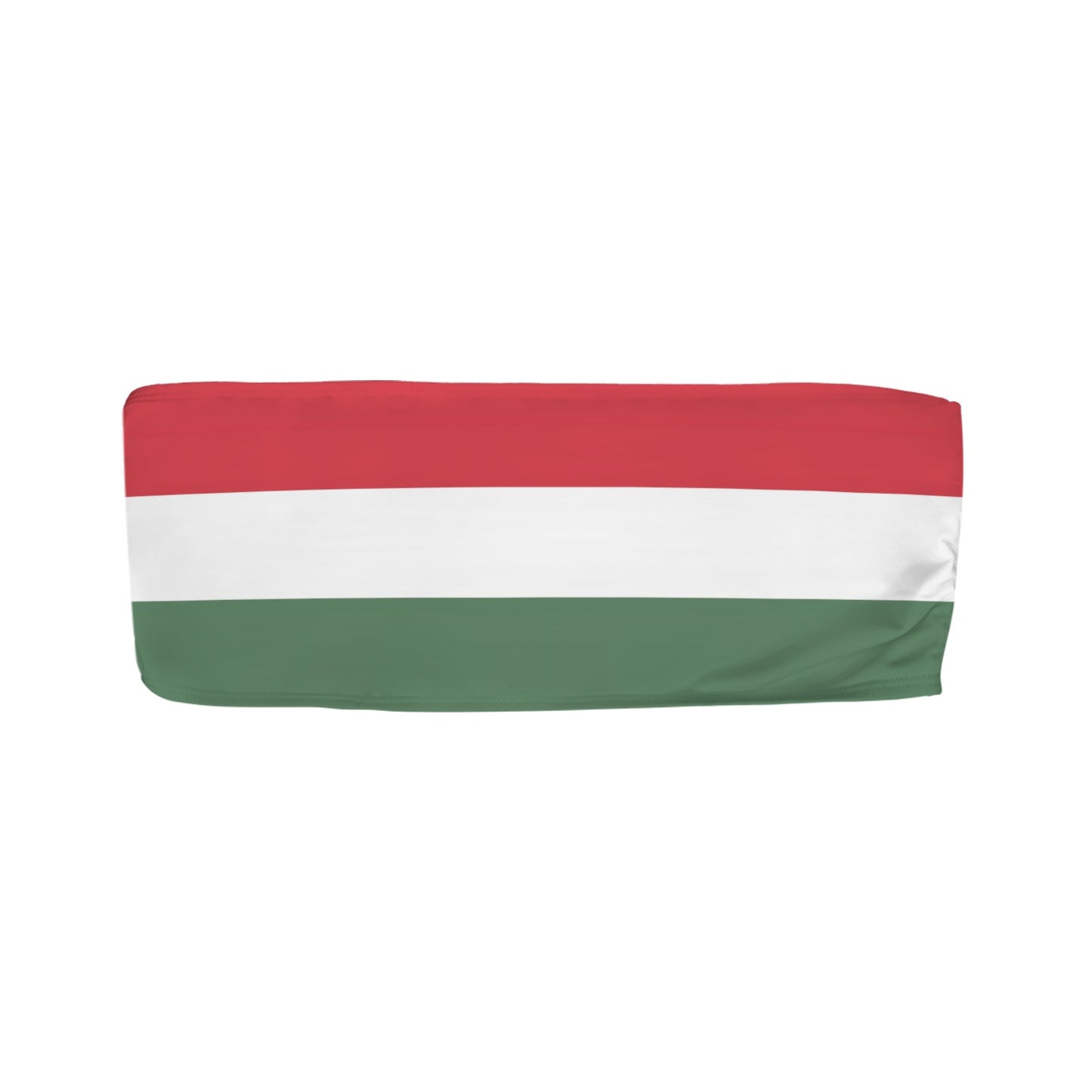 Hungary Flag Inspired Bandeau Tube Bikini Top