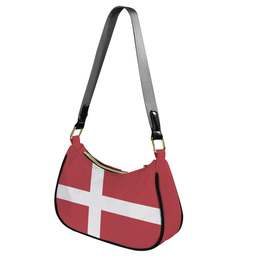 Denmark Flag Inspired Women's Shoulder Bag