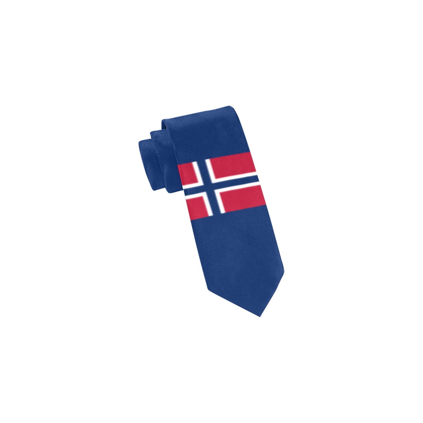 Norway Flag Inspired Classic Necktie (Two Sides)