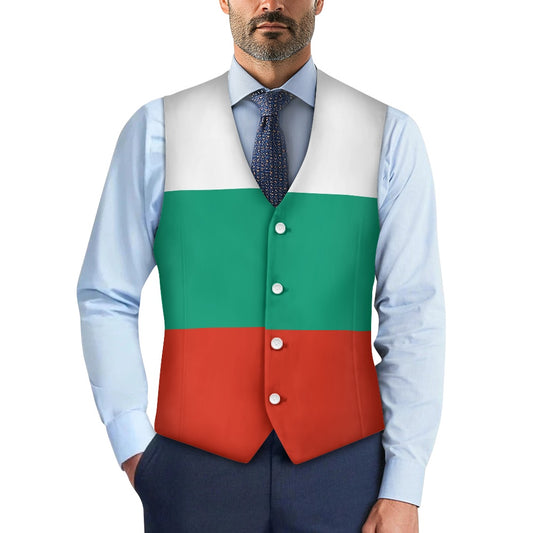 Bulgaria Flag Suit vest jacket