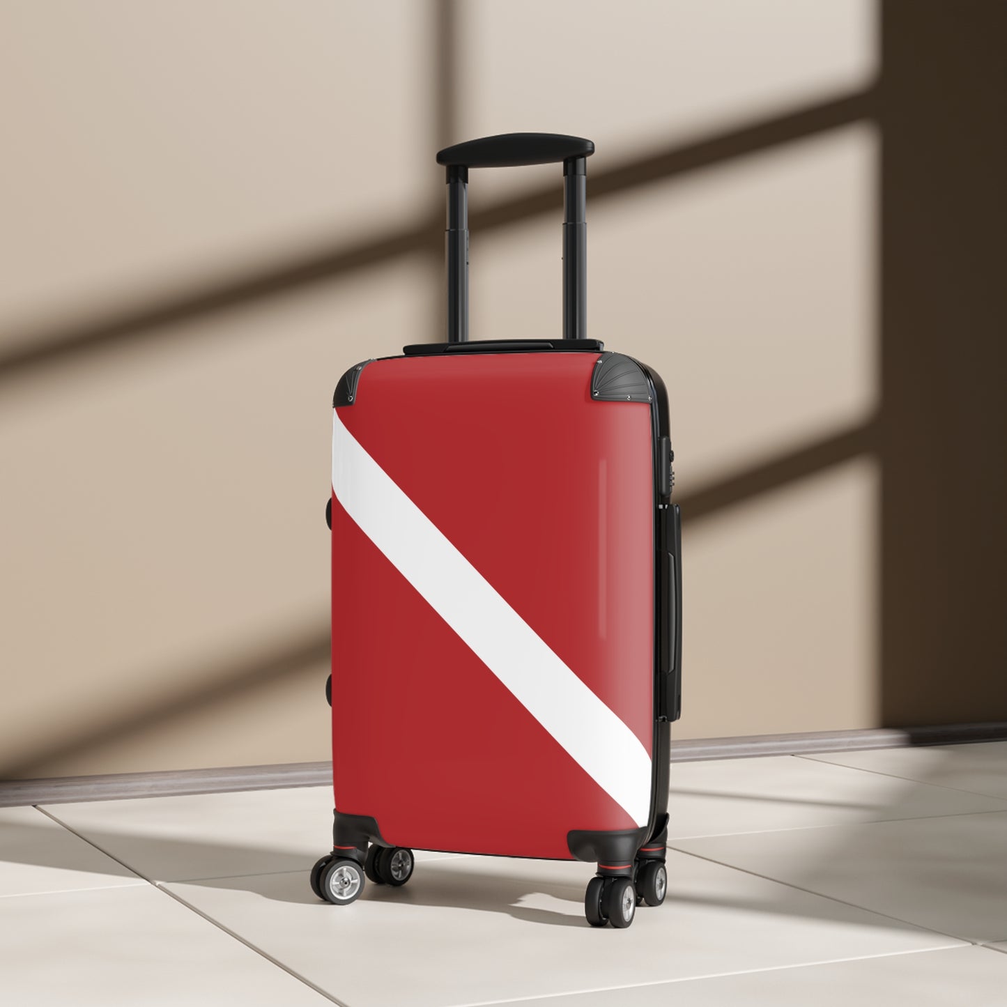 Diver Down Flag Inspired Suitcase