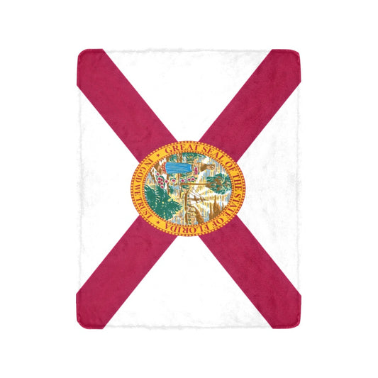 Luv My Flag blanket featuring the Florida state flag.