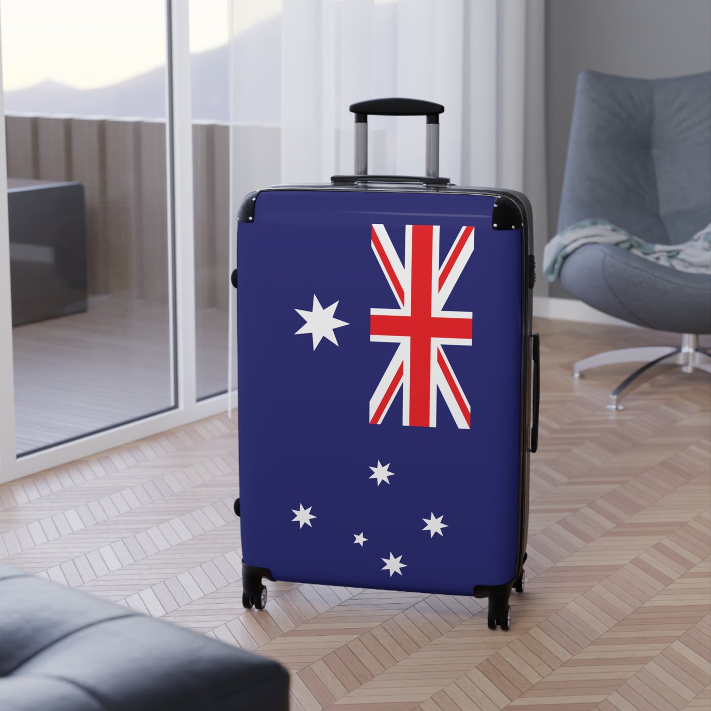 Australia Flag Inspired Suitcase